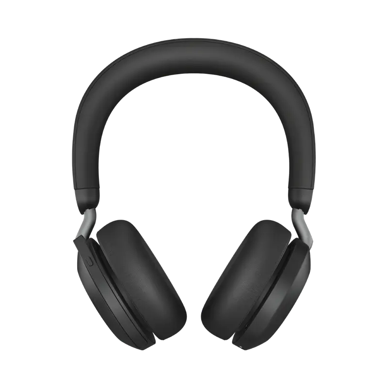 Jabra Evolve2 75 USB-C Headset mit Ladestation Schwarz