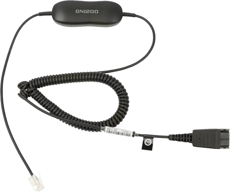 Jabra GN1200 CC Smart Cord Schwarz