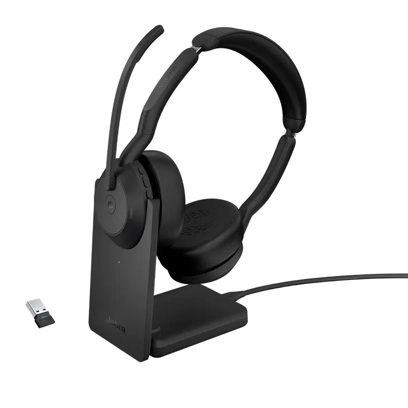 Jabra Headset Evolve2 55 MS Stereo USB-A Schwarz