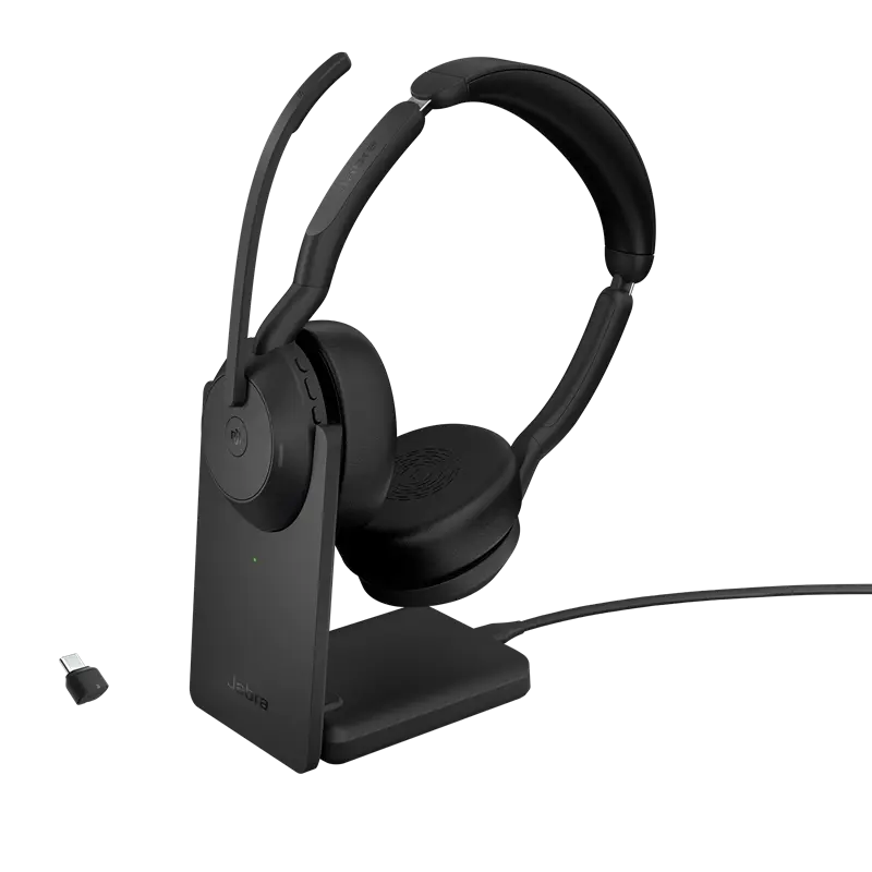 Jabra Headset Evolve2 55 MS Stereo USB-C Schwarz