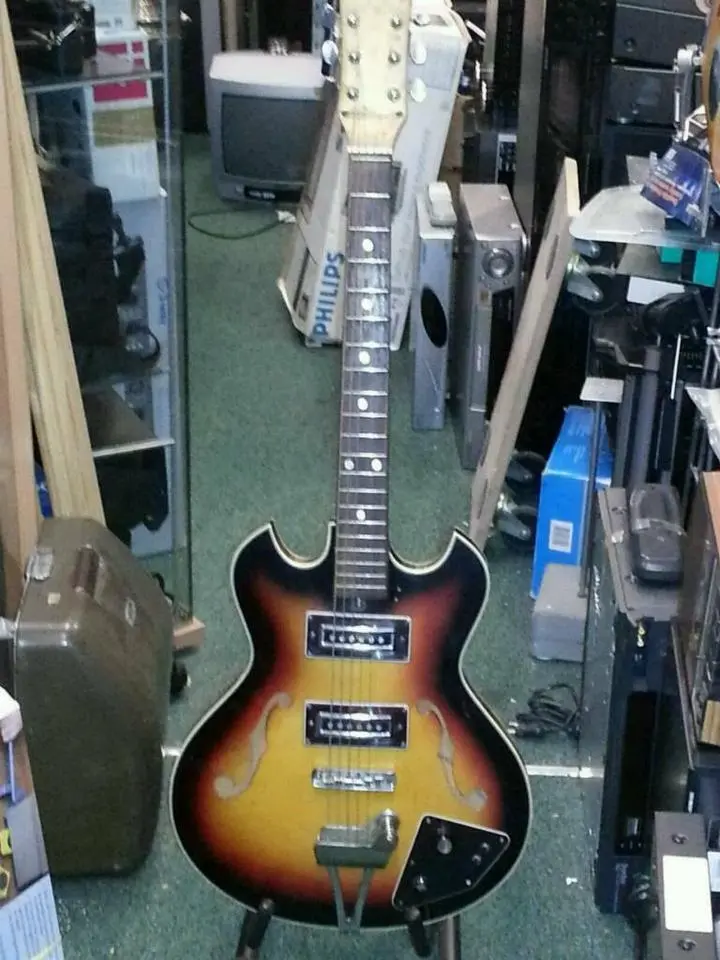 Jazz-Gitarre; made in Japan, akustisch + elektrisch, toll!!!