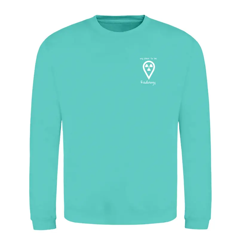 Klassiker Sweatshirts (Unisex) - my place to be Radiology (kleines Logo)