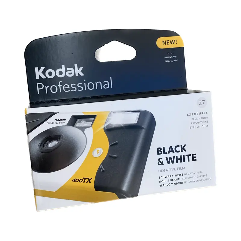 Kodak single use camera TX 400 B&W film| 27 exp.