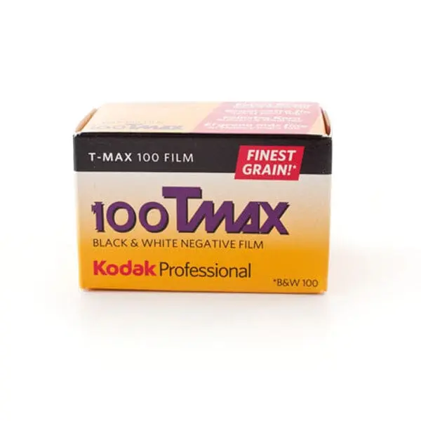 Kodak Tmax 100 black & white professional film (135 type roll film, 36 exp.)