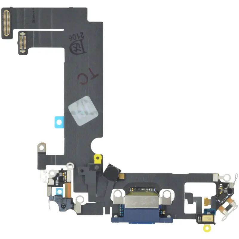 Ladebuchse Chargeflex Dockconnector blau kompatibel für iPhone 12 mini