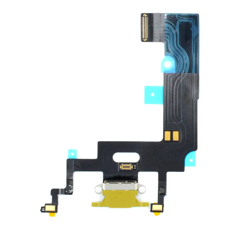 Ladebuchse Chargeflex Dockconnector gelb kompatibel für iPhone XR