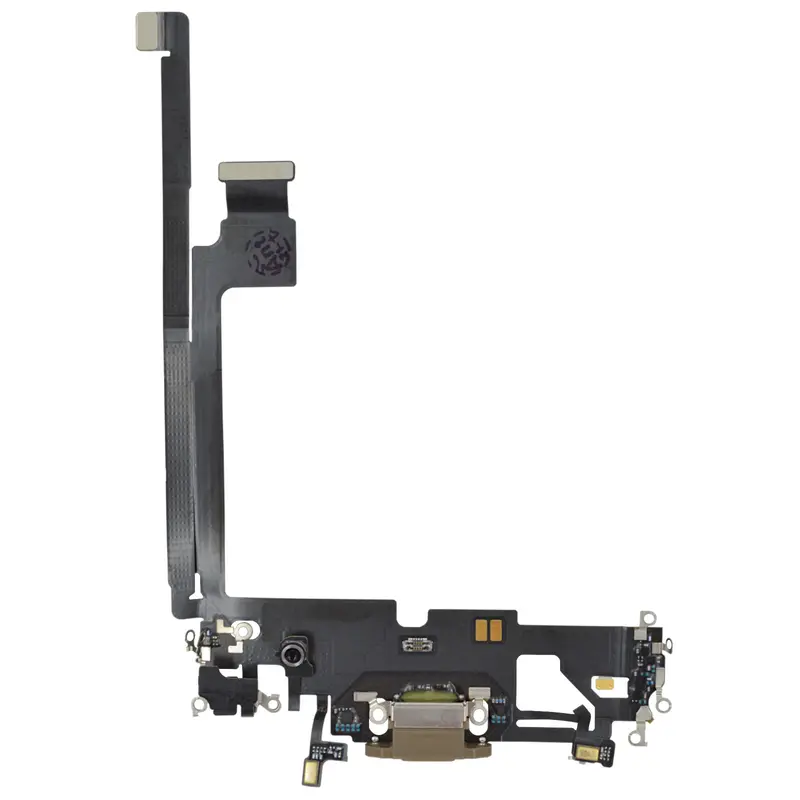 Ladebuchse Chargeflex Dockconnector gold kompatibel für iPhone 12 Pro Max