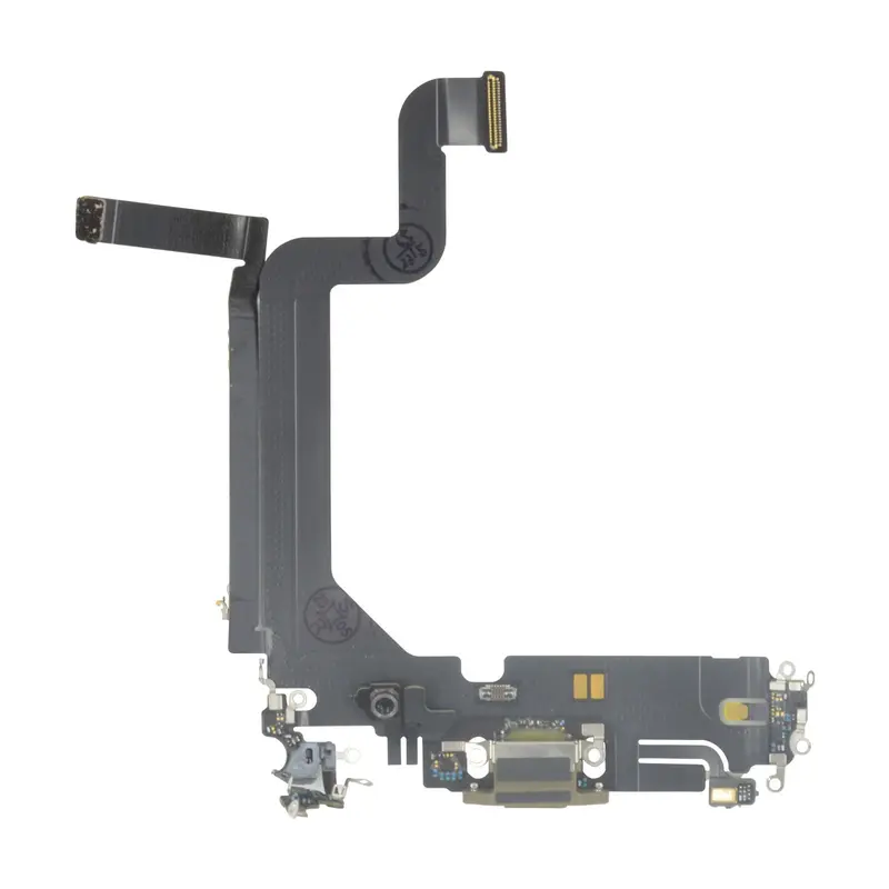 Ladebuchse Chargeflex Dockconnector Gold kompatibel für iPhone 14 Pro Max