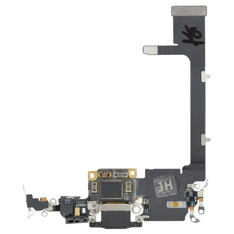 Ladebuchse Chargeflex Dockconnector mit IC schwarz kompatibel für iPhone 11 Pro