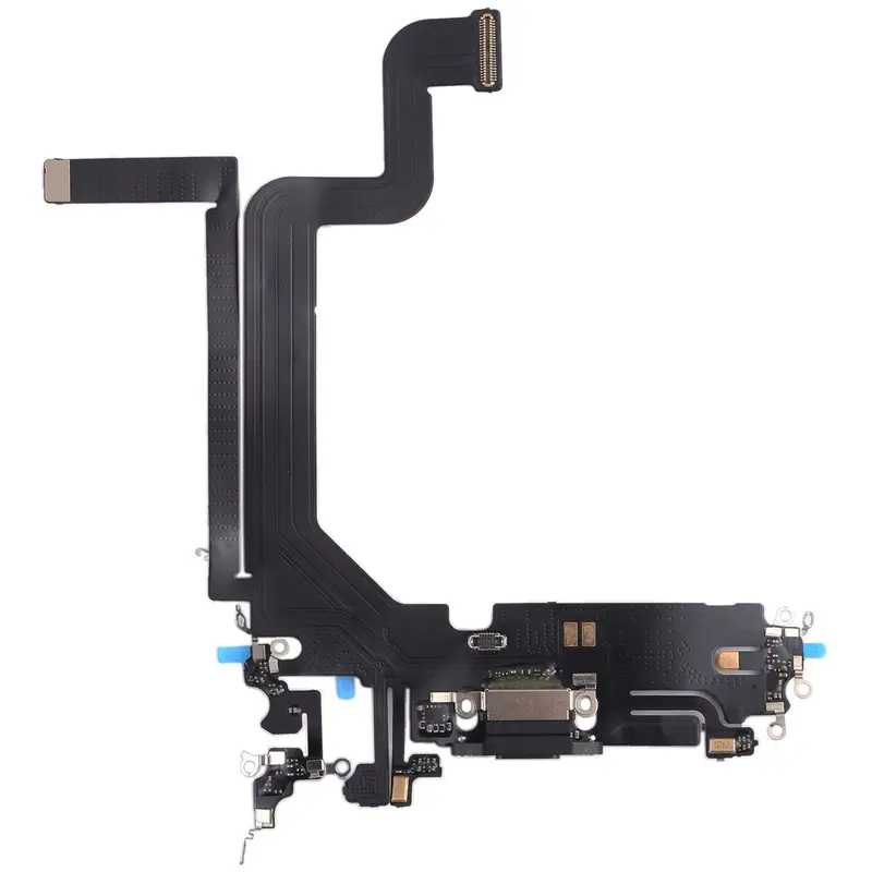 Ladebuchse Chargeflex Dockconnector Space Schwarz kompatibel für iPhone 14 Pro Max