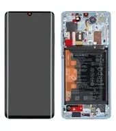 LCD + Touch + Frame + Battery Refurbished für VOG-L29, VOG-L09, VOG-L04 HUAWEI P30 Pro - breathing crystal