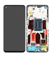 LCD + Touch + Frame für CPH2145, CPH2145 OPPO Find X3 Lite, Reno5 5G - black