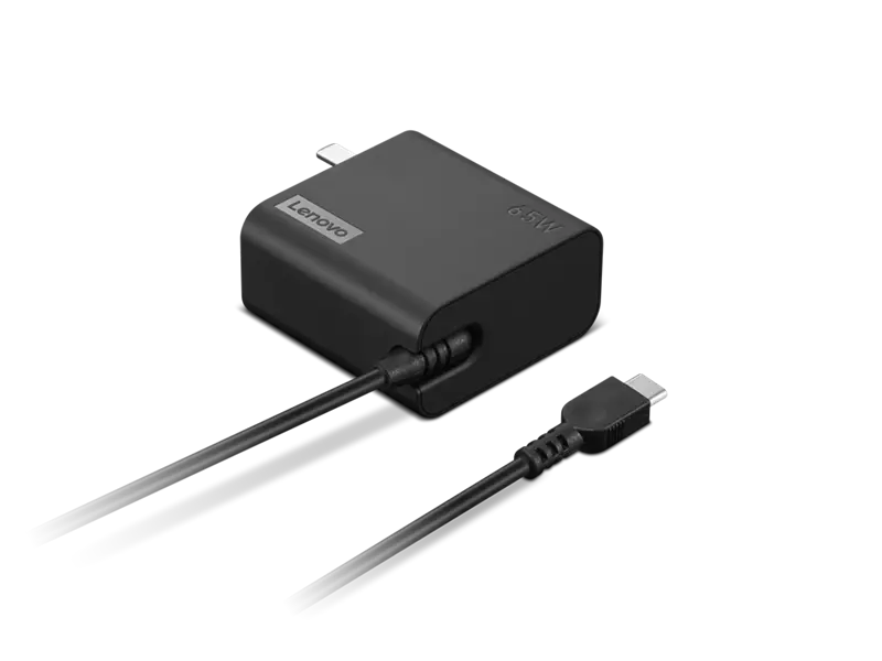 Lenovo 65-W-USB-C-Steckernetzteil Schwarz