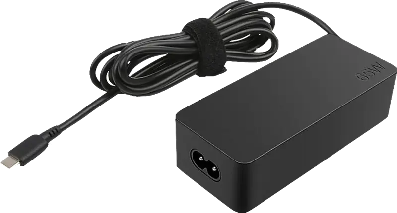 Lenovo 65-Watt-Standardnetzteil (USB Typ C) Schwarz