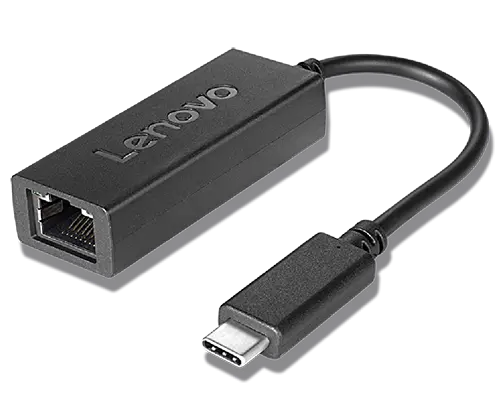 Lenovo Netzwerkadapter USB Typ-C Schwarz