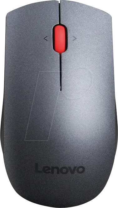 Lenovo Professional - Maus grey;red / Rot