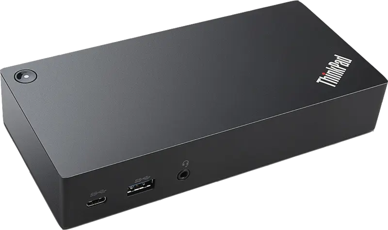 Lenovo ThinkPad USB-C Dockingstation (Refurbished) Schwarz