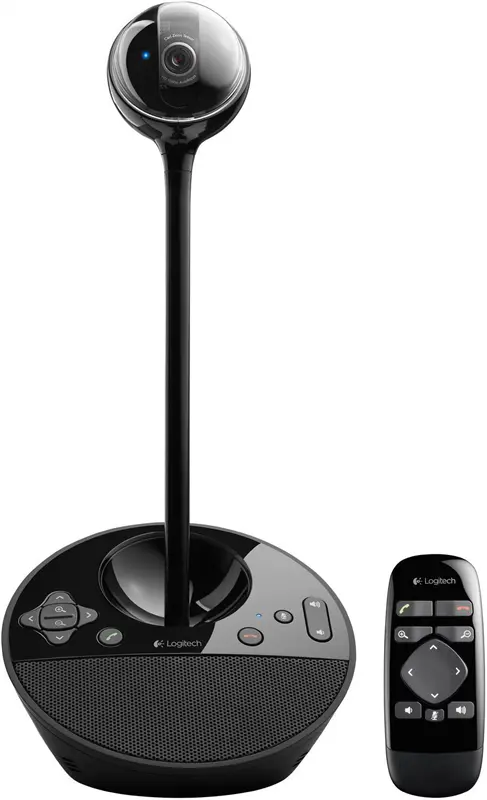 Logitech BCC950 Videokonferenz-Webcam mit Freisprecheinrichtung, HD Schwarz