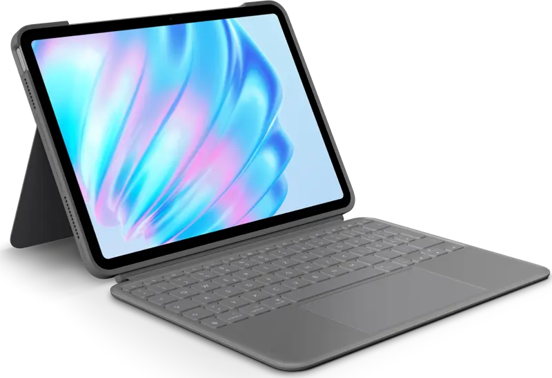 Logitech Combo Touch für iPad Air 11 Zoll (M2) Grau