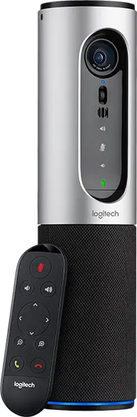 Logitech ConferenceCam Connect Full HD Webcam Silber / Schwarz