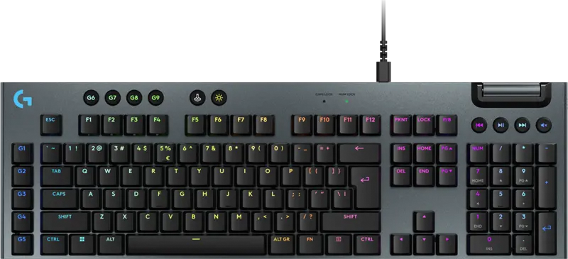 Logitech G915 X Tastatur US Schwarz