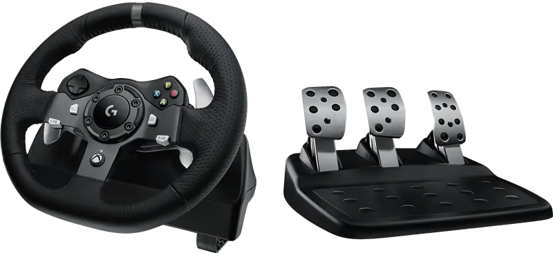 Logitech G920 Gaming Rennlenkrad mit Pedalen