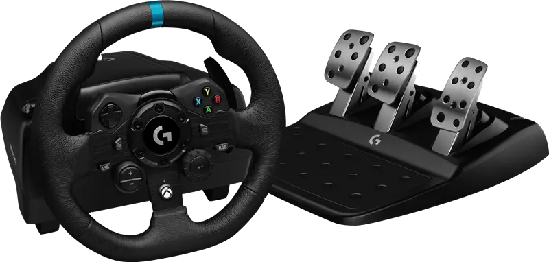 Logitech G923 Gaming Rennlenkrad mit Pedalen Schwarz