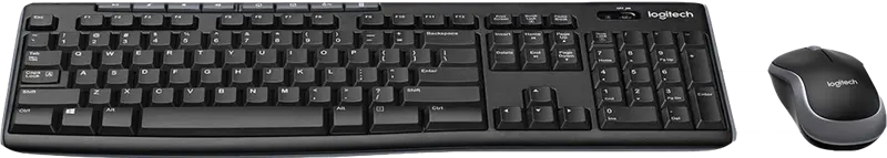 Logitech MK270 kabellose Tastatur & Maus Schwarz