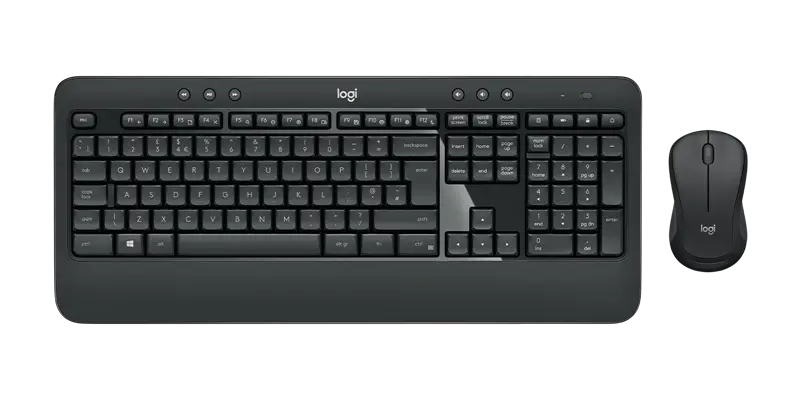 Logitech MK540 Advanced kabelloses Tastatur-und-Maus-Set Schwarz