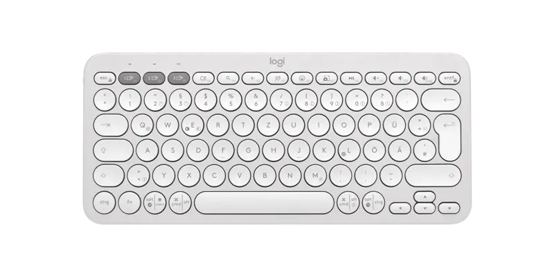 Logitech Pebble Keys 2 K380s - Tastatur Weiss