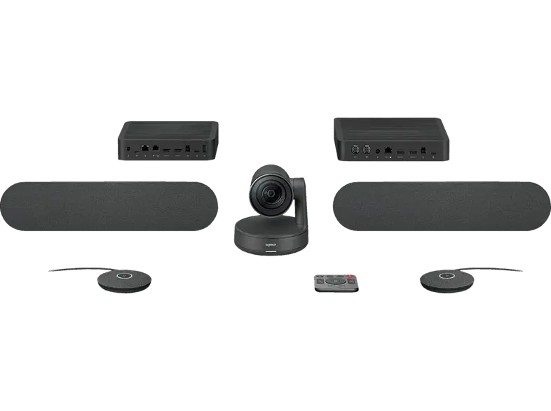 Logitech Rally Plus Ultra-HD Videokonferenzsystem Schwarz