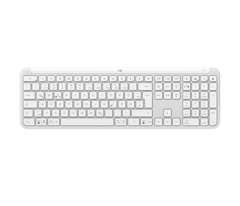 Logitech Signature Slim kabellose K950 Tastatur Weiss