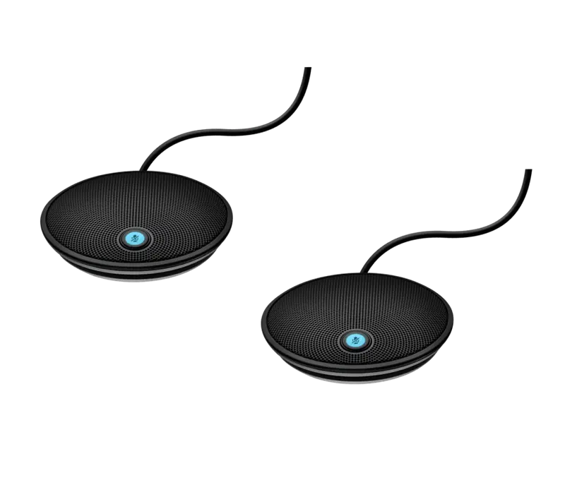 Logitech Zusatzmikrofone für Videokonferenzsysteme Schwarz