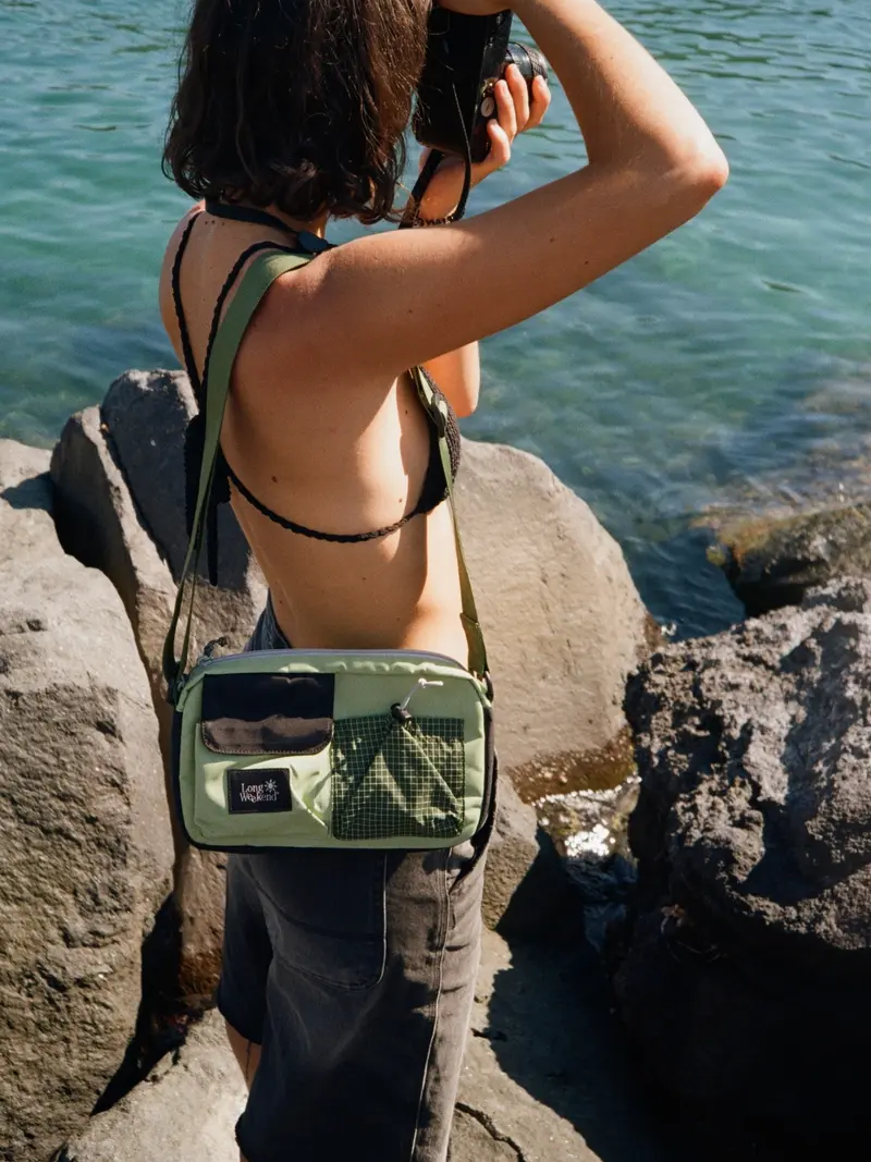 Long Weekend Santa Fe Shoulder Bag 3L Green Moss