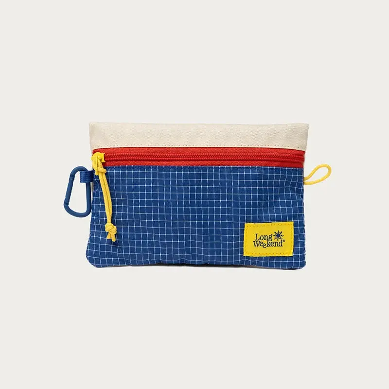 Long Weekend Zip Pouch M Creme Multicolor