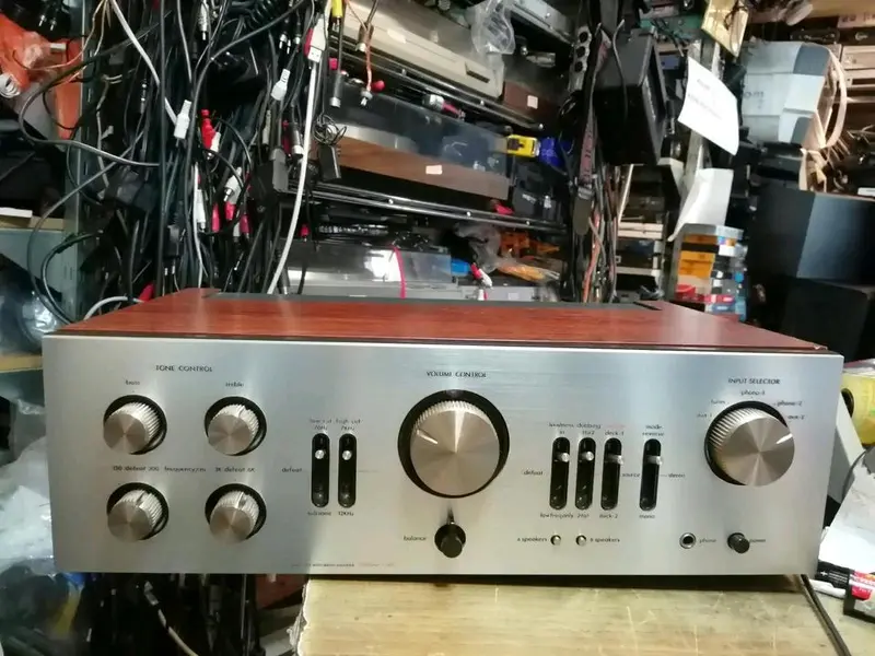 LUXMAN L-80V, Stereo Amplifier, Holzdesign!!