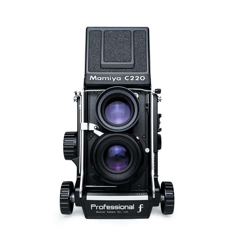 Mamiya C220 Professional F (Unused) Medium Format Film Camera with Mamiya Sekor S 80mm F.2.8 Lens