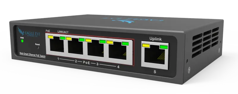 Managed PoE-Switch SW05m Eagle Eye Networks