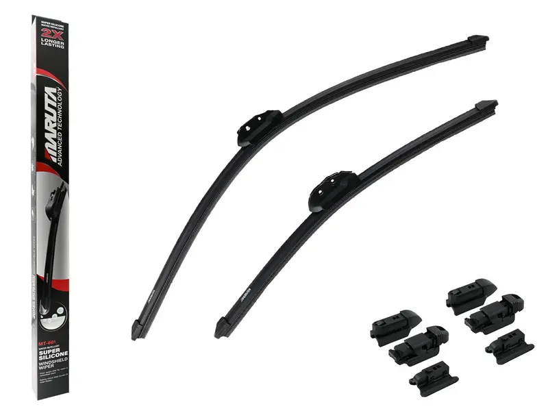 MARUTA Lotus Perleffekt Scheibenwischer SET 650mm 450mm Frontscheibe für Golf 7 - BE1 5G1 BQ1 BA5 BV5, Golf 8 - CD1 CG5 BA5 BV5