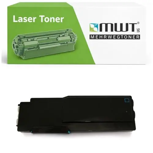 Mehrwegtoner Toner kompatibel für Xerox 106R02229 – Cyan – für Xerox Phaser 6600 dn, Xerox Phaser 6600 dnm