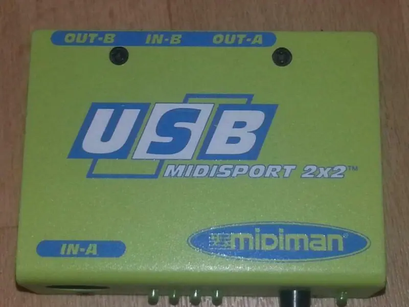 MIDIMAN USB Midisport 2x2; mit neuem USB-KABEL, sehr gut!!