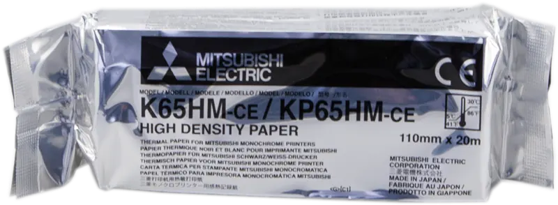 Mitsubishi Thermopapierrolle KP65HM-CE Weiss
