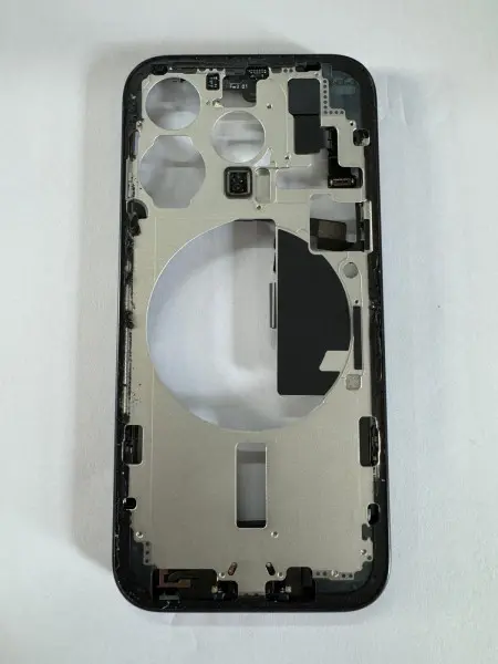 Mittelrahmen kompatibel für iPhone 15 Pro Titan Blau "PULLED" US
