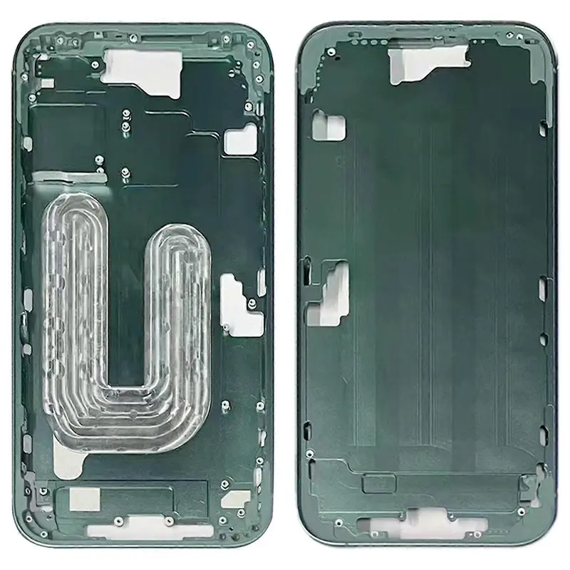 Mittelrahmen kompatibel für iPhone 16 Grün "PULLED" EU