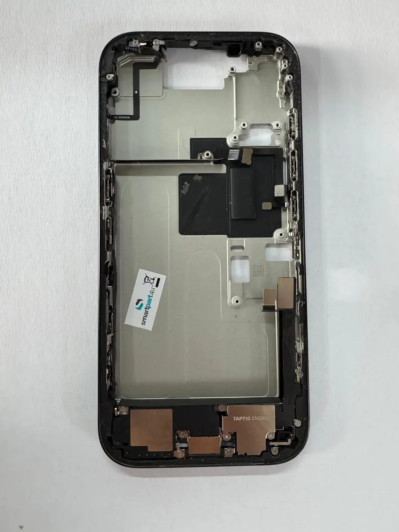 Mittelrahmen kompatibel für iPhone 16 Pro Titan Schwarz "PULLED" EU