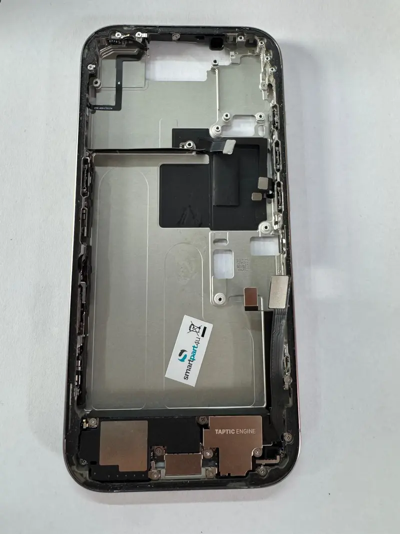 Mittelrahmen kompatibel für iPhone 16 Pro Titan Weiß "PULLED" EU