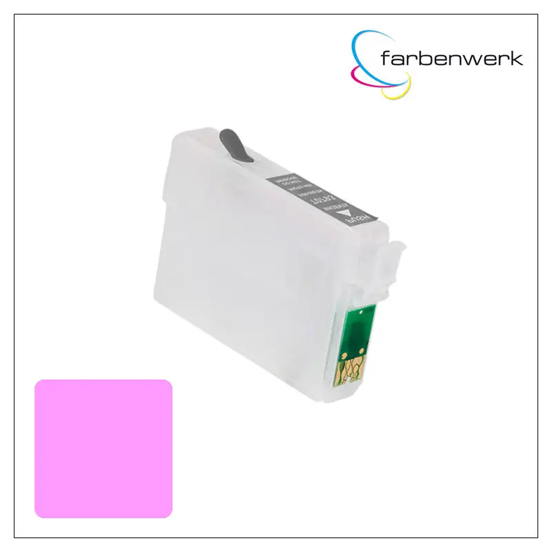 Nachfüllpatrone mit Autoreset Chip T0796 Light-Magenta
