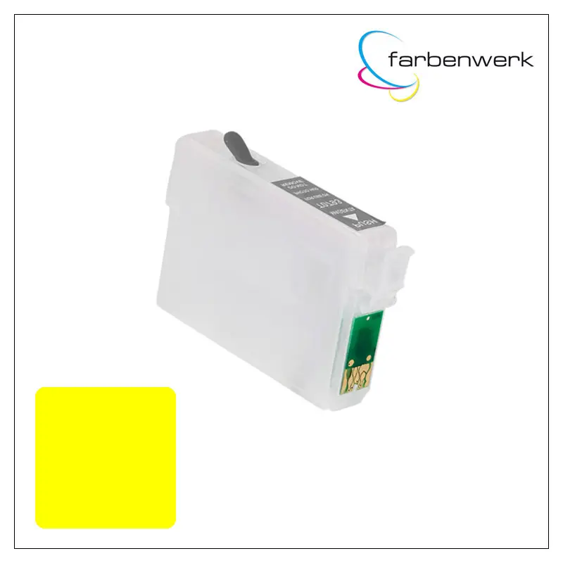 Nachfüllpatrone mit Autoreset Chip T0964 Yellow