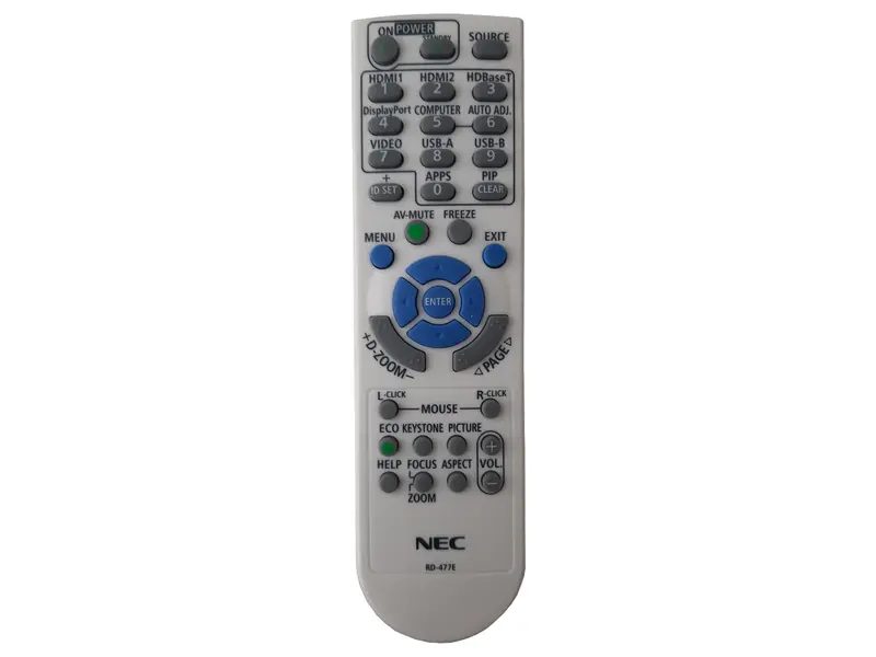 NEC Fernbedienung RD-477E, RD-469E, 7N901171, 7N901261, RMT-PJ39, RD-472E, 393004710, 7N901053, RMT-PJ36, 7N901051