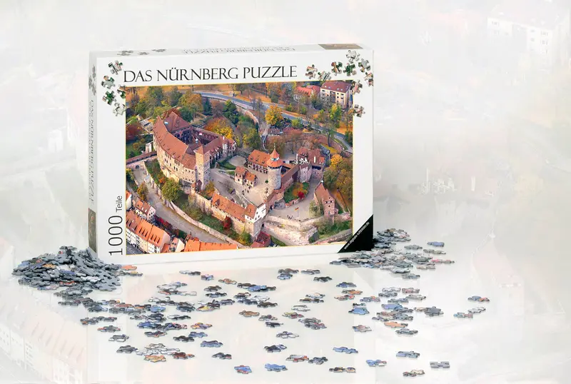 Nürnberg-Puzzle Kaiserburg im Herbst – 500 & 1000 Teile
